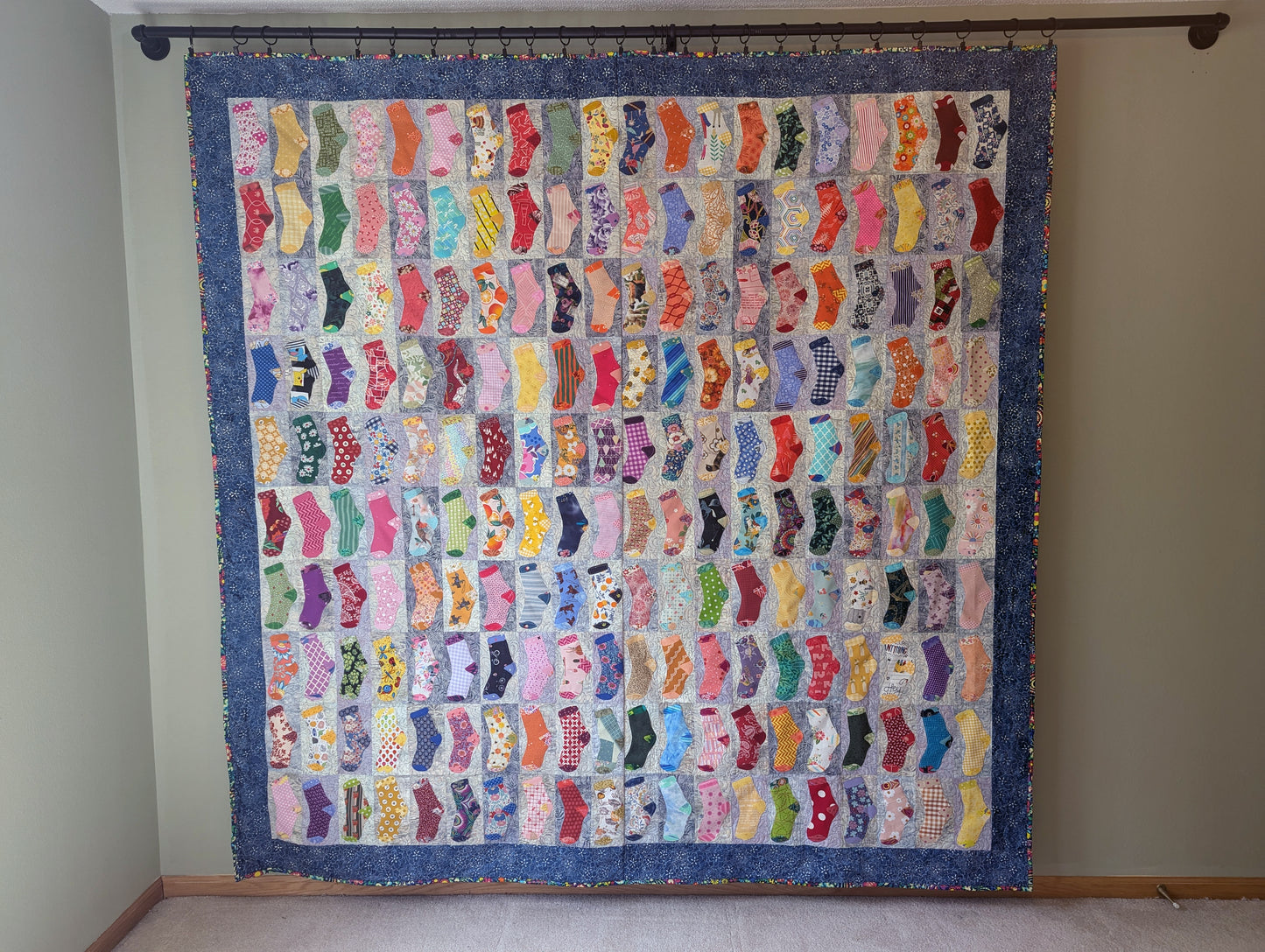 Silly Socks Quilt Pattern - Downloadable Pattern