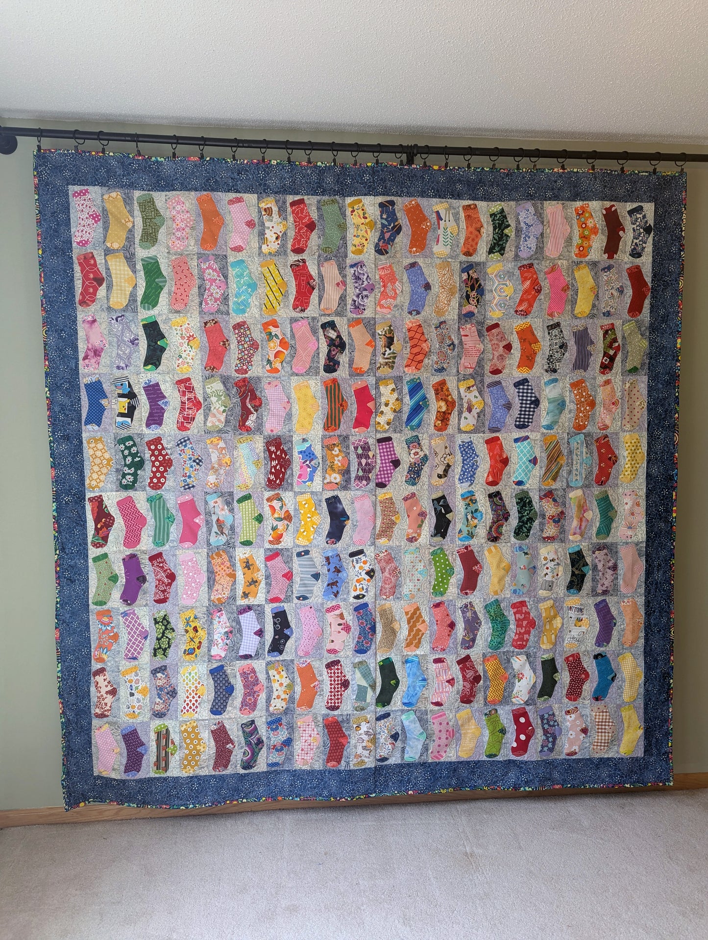 Silly Socks Quilt Pattern - Downloadable Pattern