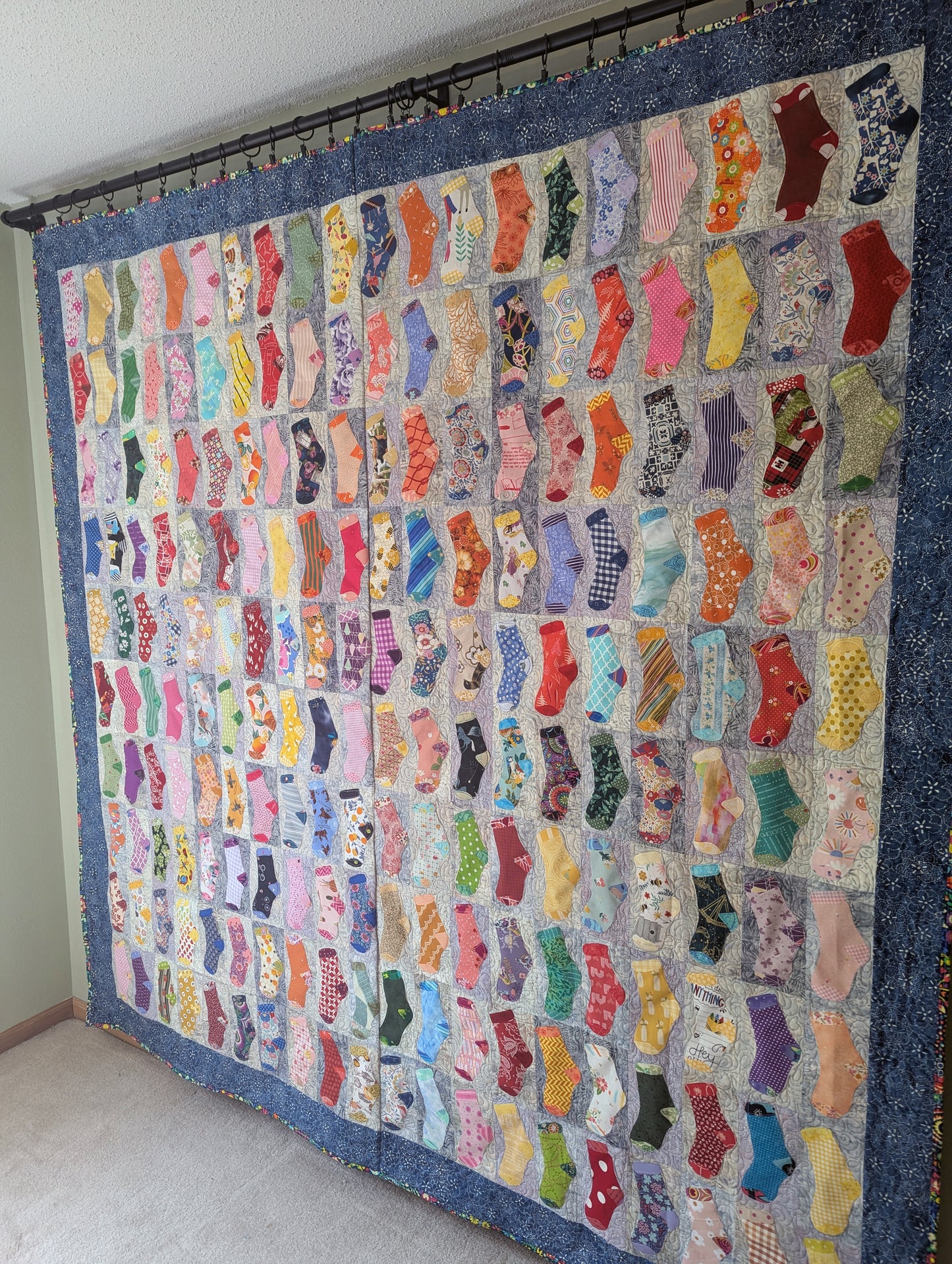 Silly Socks Quilt Pattern - Downloadable Pattern