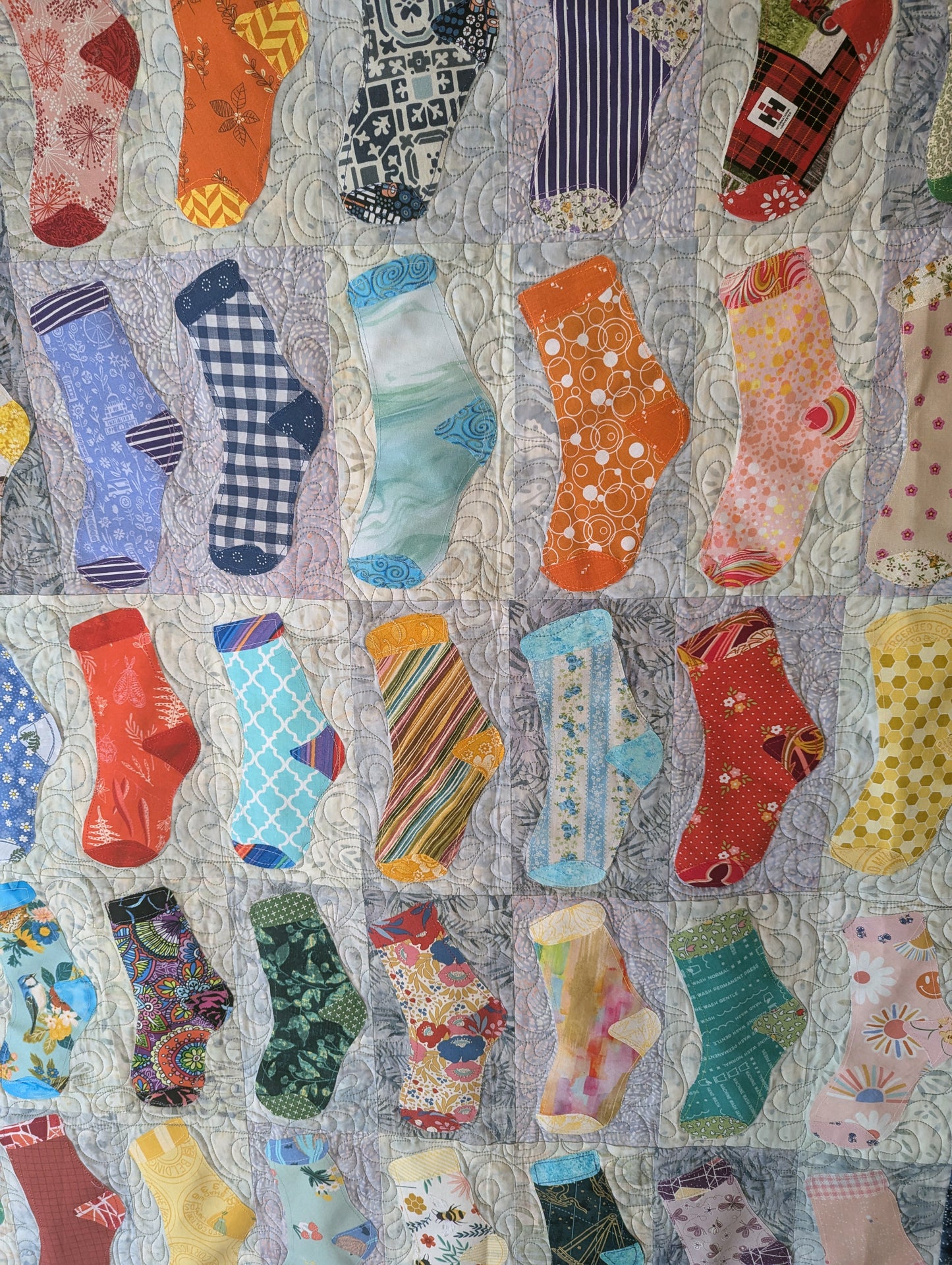 Silly Socks Quilt Pattern - Downloadable Pattern